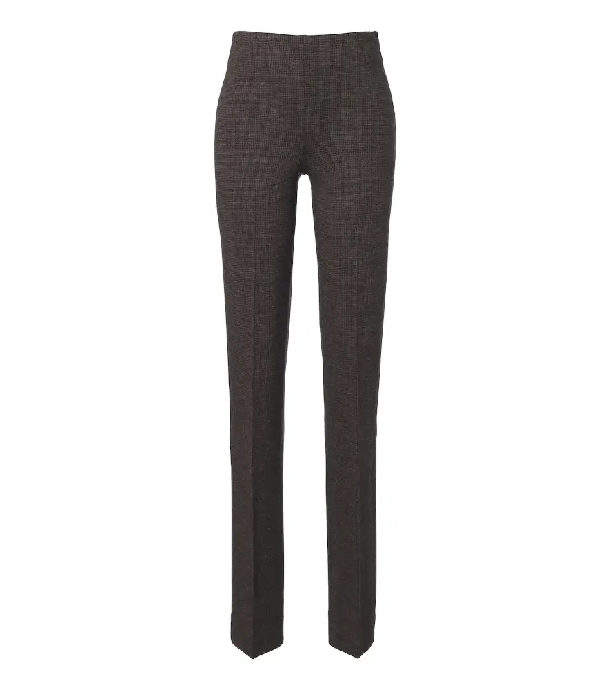 Ralph Lauren Collection Macy wool jersey straight pants