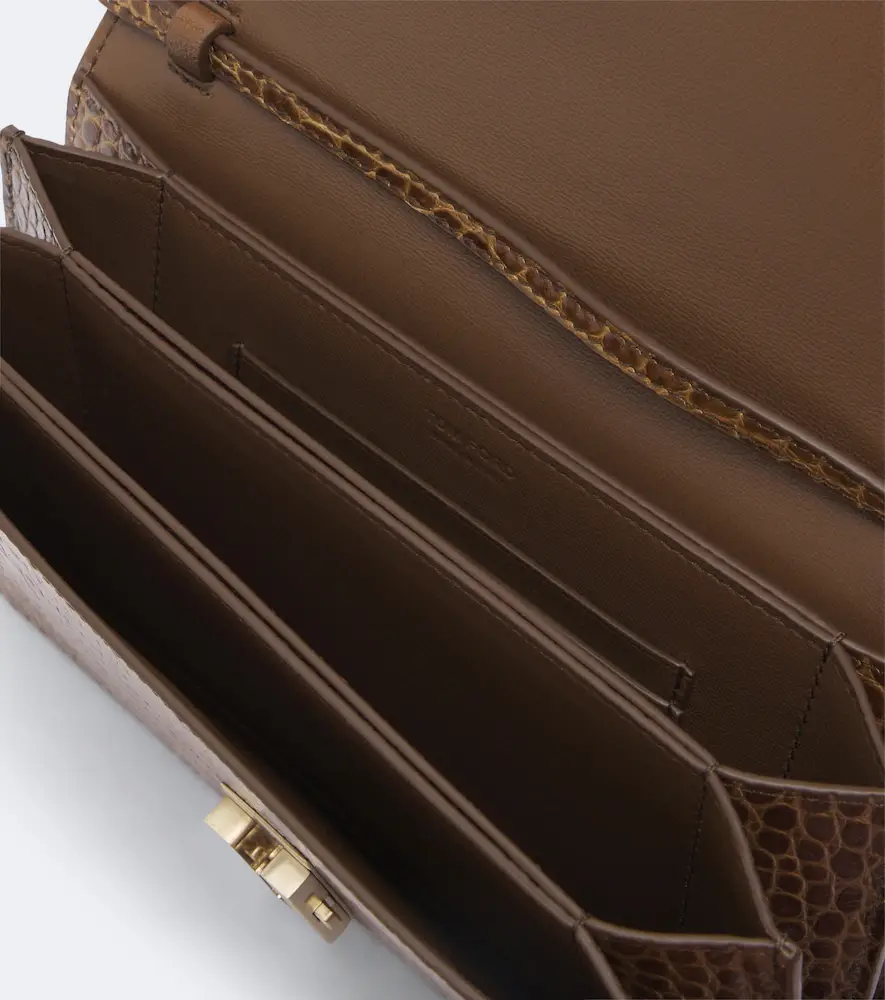Tom Ford Mia Mini croc-effect leather crossbody bag | Thumbnail 3 Tom Ford Mia Mini croc-effect leather crossbody bag | Thumbnail 3