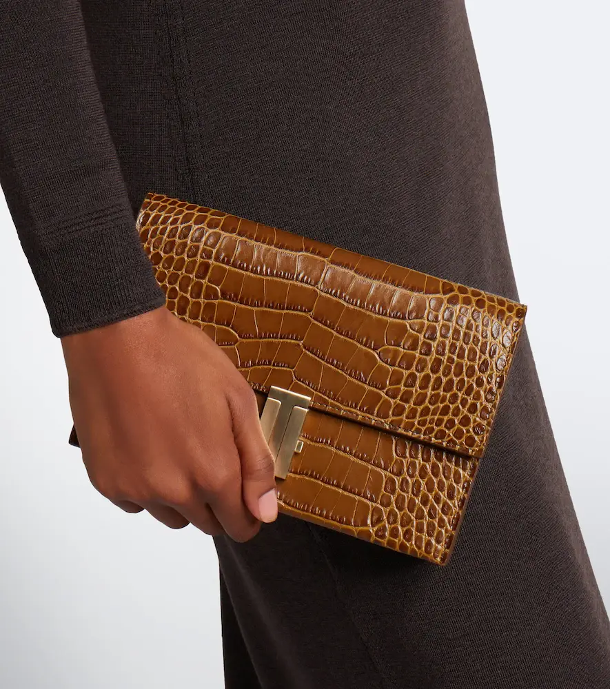 Tom Ford Mia Mini croc-effect leather crossbody bag | Thumbnail 5 Tom Ford Mia Mini croc-effect leather crossbody bag | Thumbnail 5