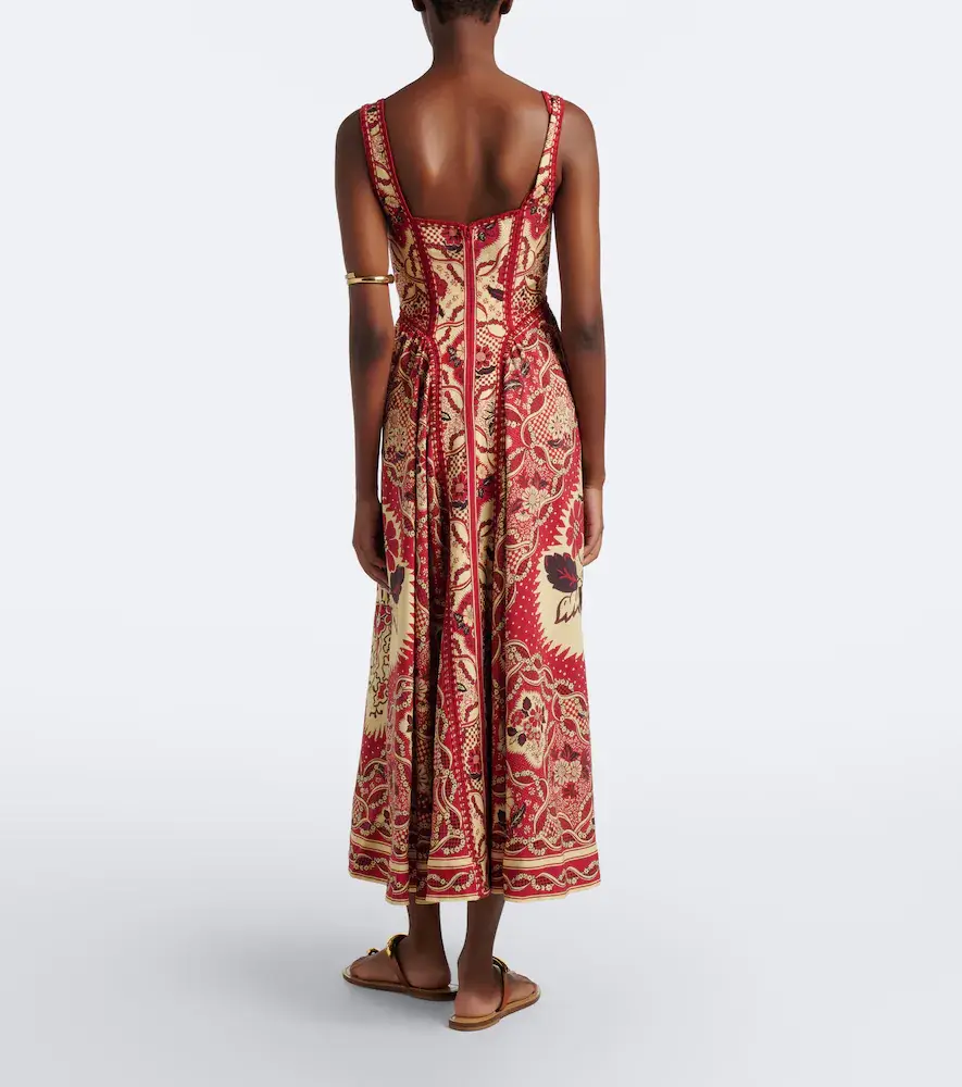ALÉMAIS Alémais Kenny printed midi dress | Thumbnail 4 ALÉMAIS Alémais Kenny printed midi dress | Thumbnail 4