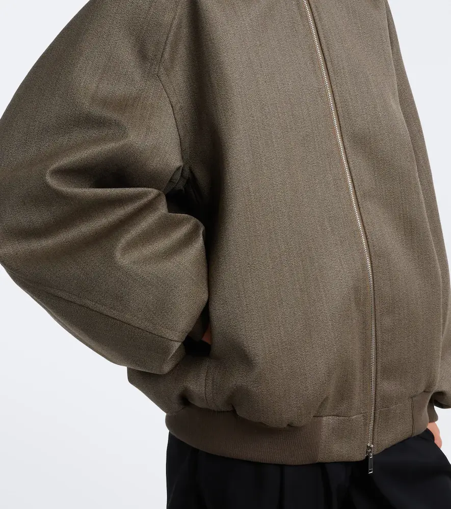 The Frankie Shop Elinor oversized wool bomber jacket | Thumbnail 2 The Frankie Shop Elinor oversized wool bomber jacket | Thumbnail 2