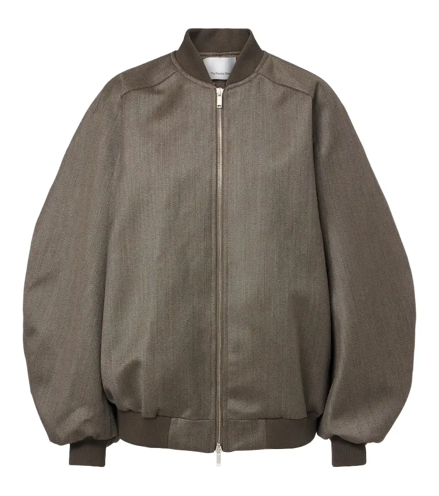 Elinor oversized wool bomber jacket Elinor oversized wool bomber jacket