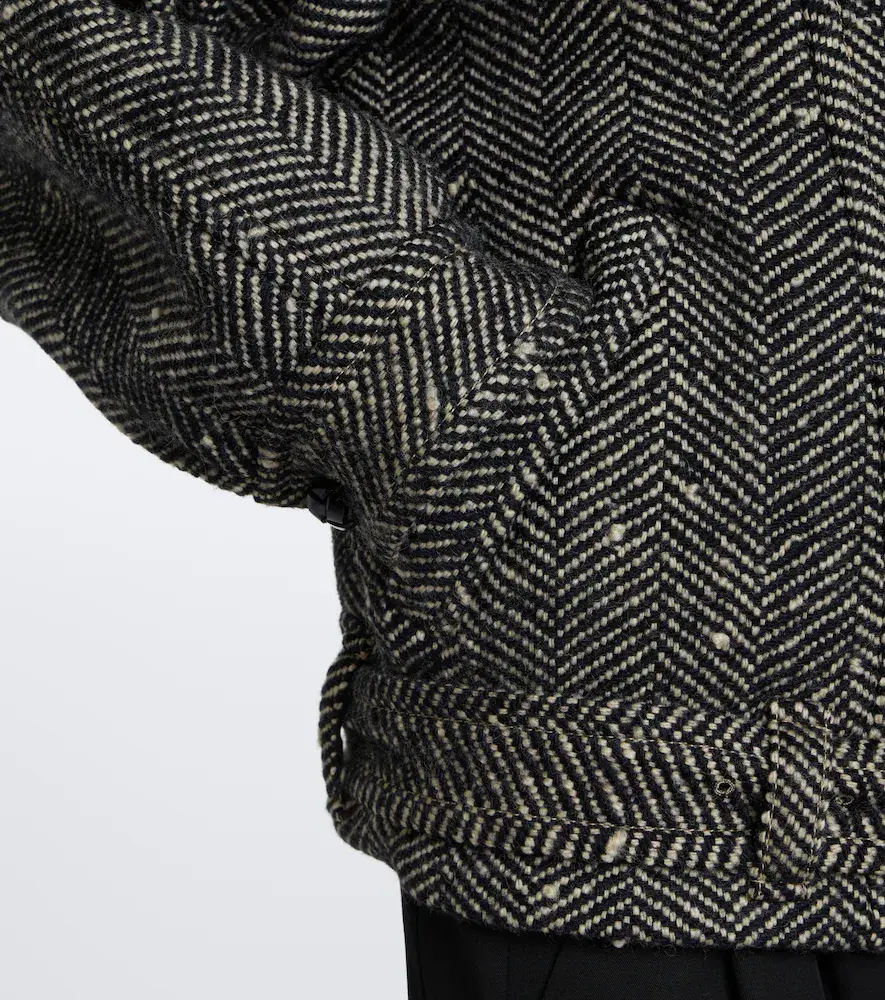 Isabel Marant Elvane herringbone wool peacoat | Thumbnail 4 Isabel Marant Elvane herringbone wool peacoat | Thumbnail 4