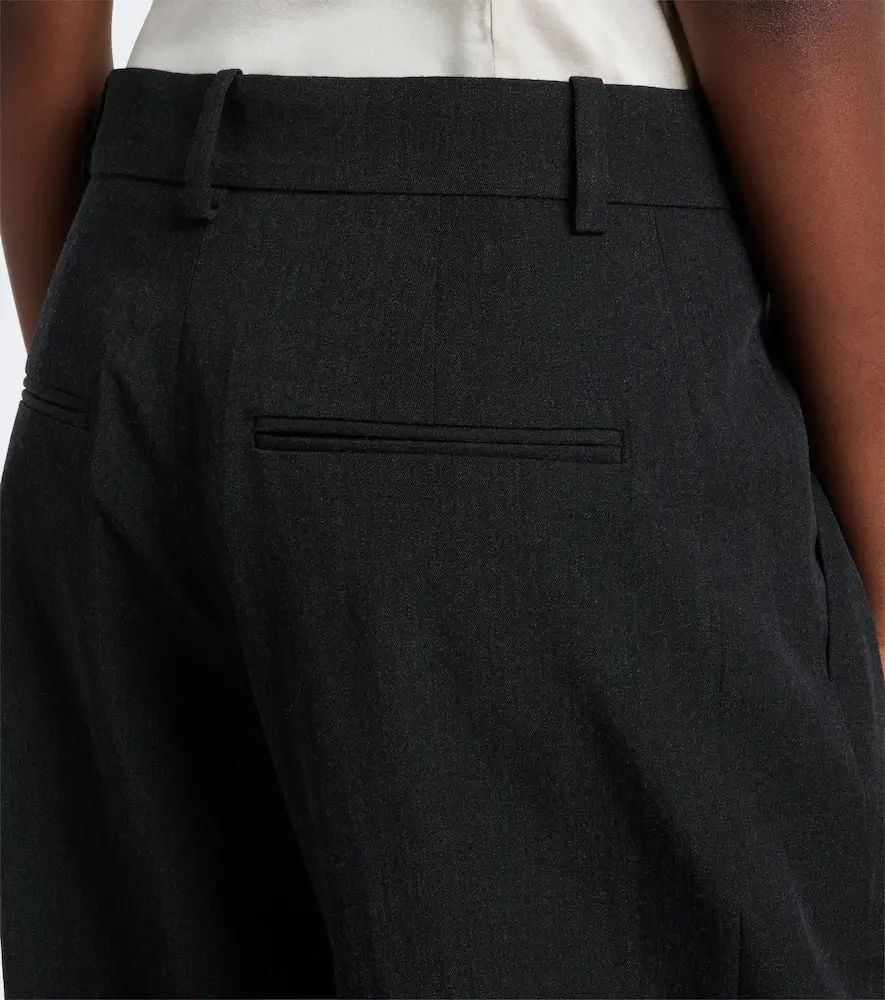 Isabel Marant Lyda pleated virgin wool straight pants | Thumbnail 3 Isabel Marant Lyda pleated virgin wool straight pants | Thumbnail 3