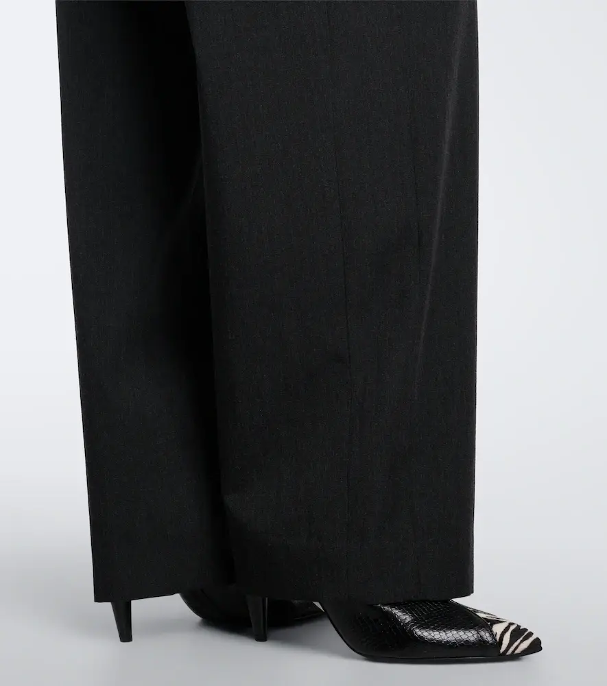 Isabel Marant Lyda pleated virgin wool straight pants | Thumbnail 6 Isabel Marant Lyda pleated virgin wool straight pants | Thumbnail 6