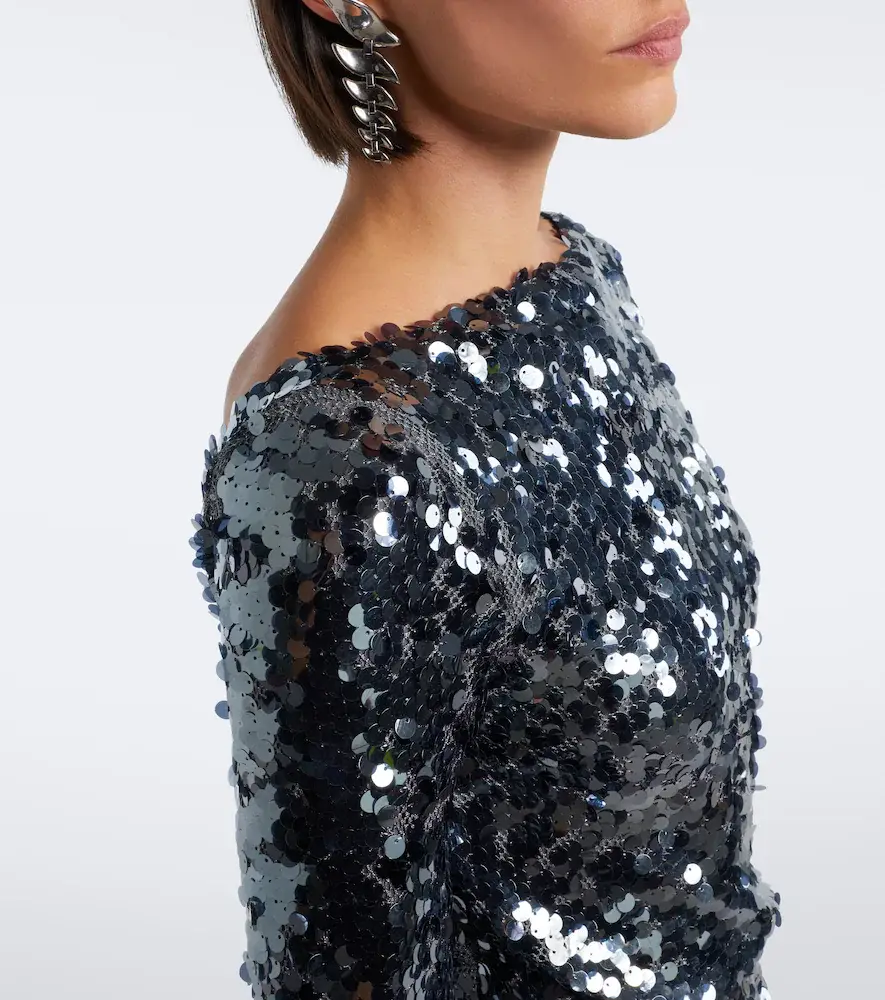 Christopher Esber Lace-trimmed sequined paneled gown | Thumbnail 3 Christopher Esber Lace-trimmed sequined paneled gown | Thumbnail 3