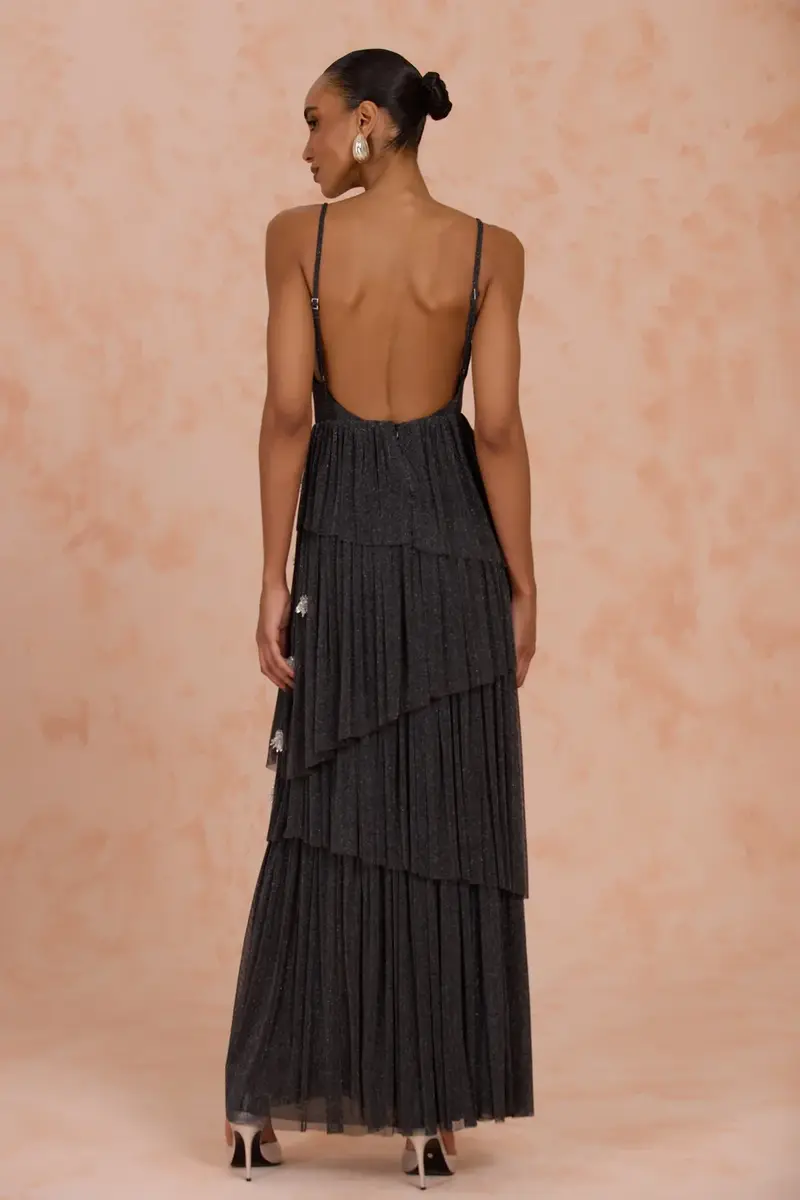 PatBo THEREZA TULLE MAXI DRESS | Thumbnail 3 PatBo THEREZA TULLE MAXI DRESS | Thumbnail 3