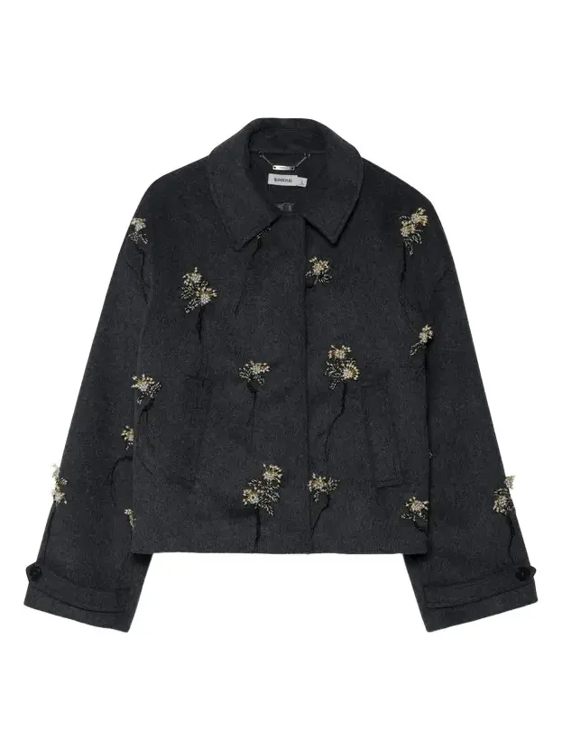 Katya Embellished Wool Jacket Katya Embellished Wool Jacket