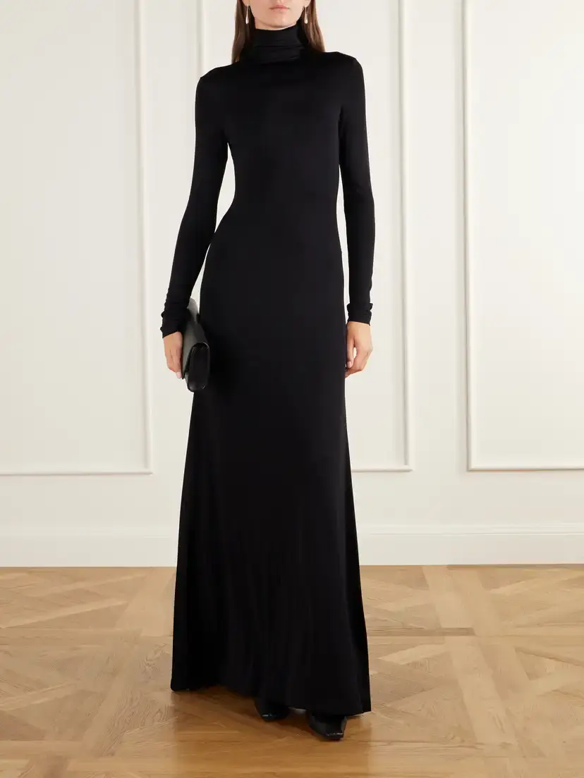 Tove Sacha Jersey Turtleneck Gown | Thumbnail 2 Tove Sacha Jersey Turtleneck Gown | Thumbnail 2