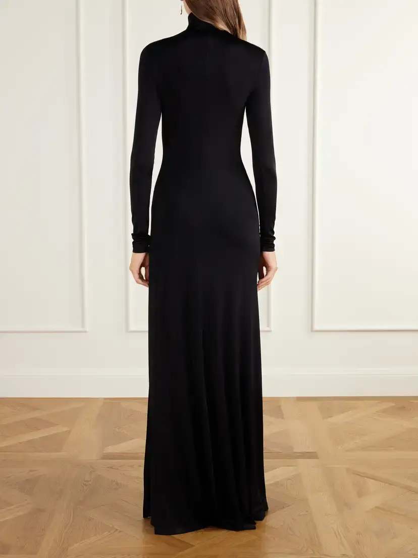Tove Sacha Jersey Turtleneck Gown | Thumbnail 3 Tove Sacha Jersey Turtleneck Gown | Thumbnail 3