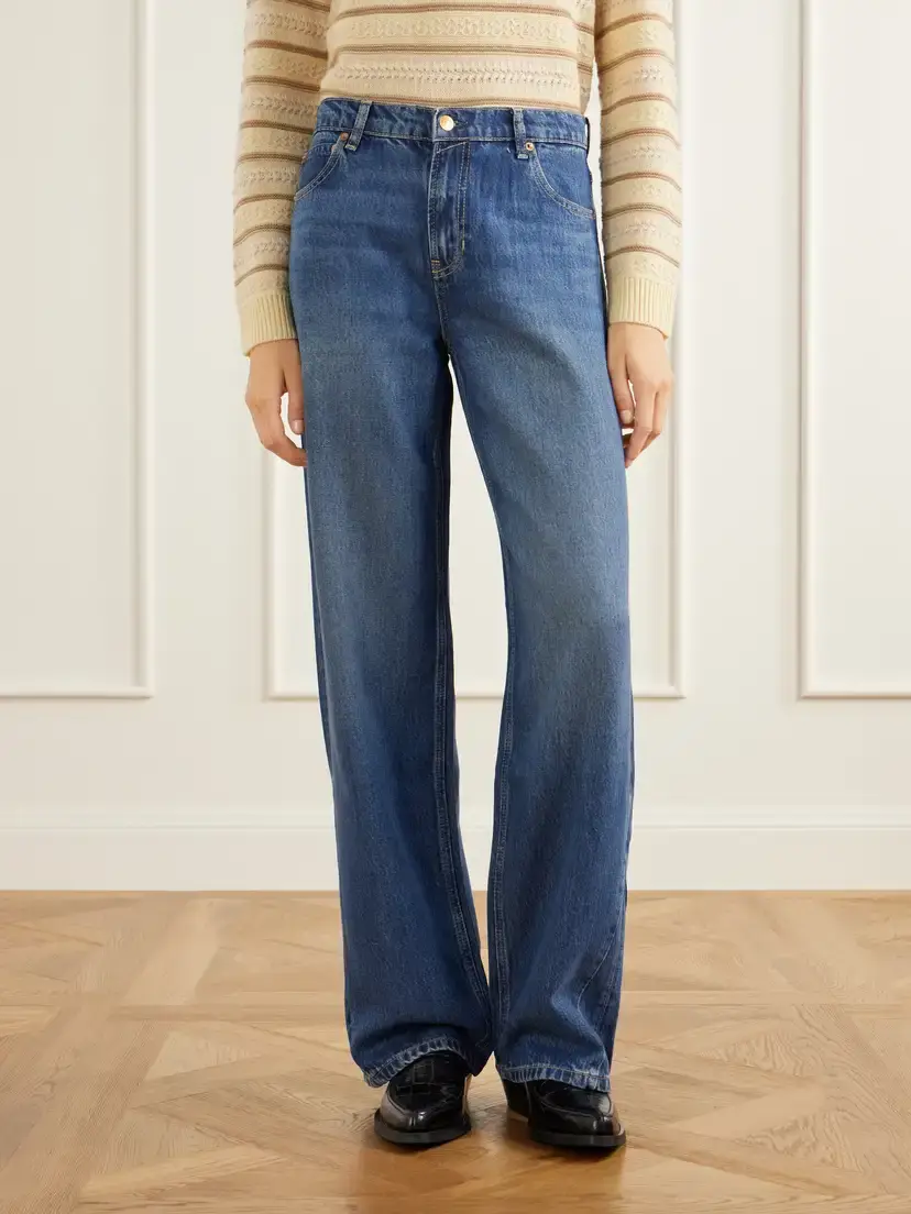 Guest In Residence Traveler Mid-rise Wide-leg Jeans | Thumbnail 3 Guest In Residence Traveler Mid-rise Wide-leg Jeans | Thumbnail 3
