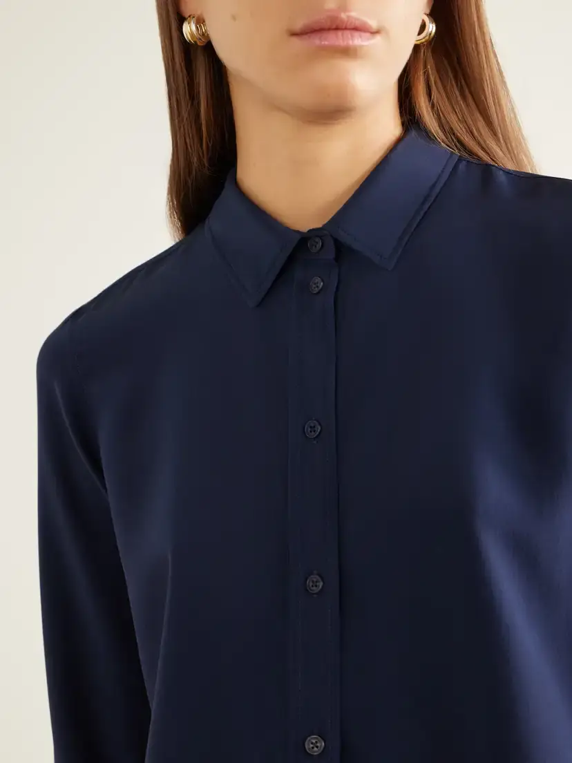 Nili Lotan Gaia Silk-crepe De Chine Shirt | Thumbnail 5 Nili Lotan Gaia Silk-crepe De Chine Shirt | Thumbnail 5