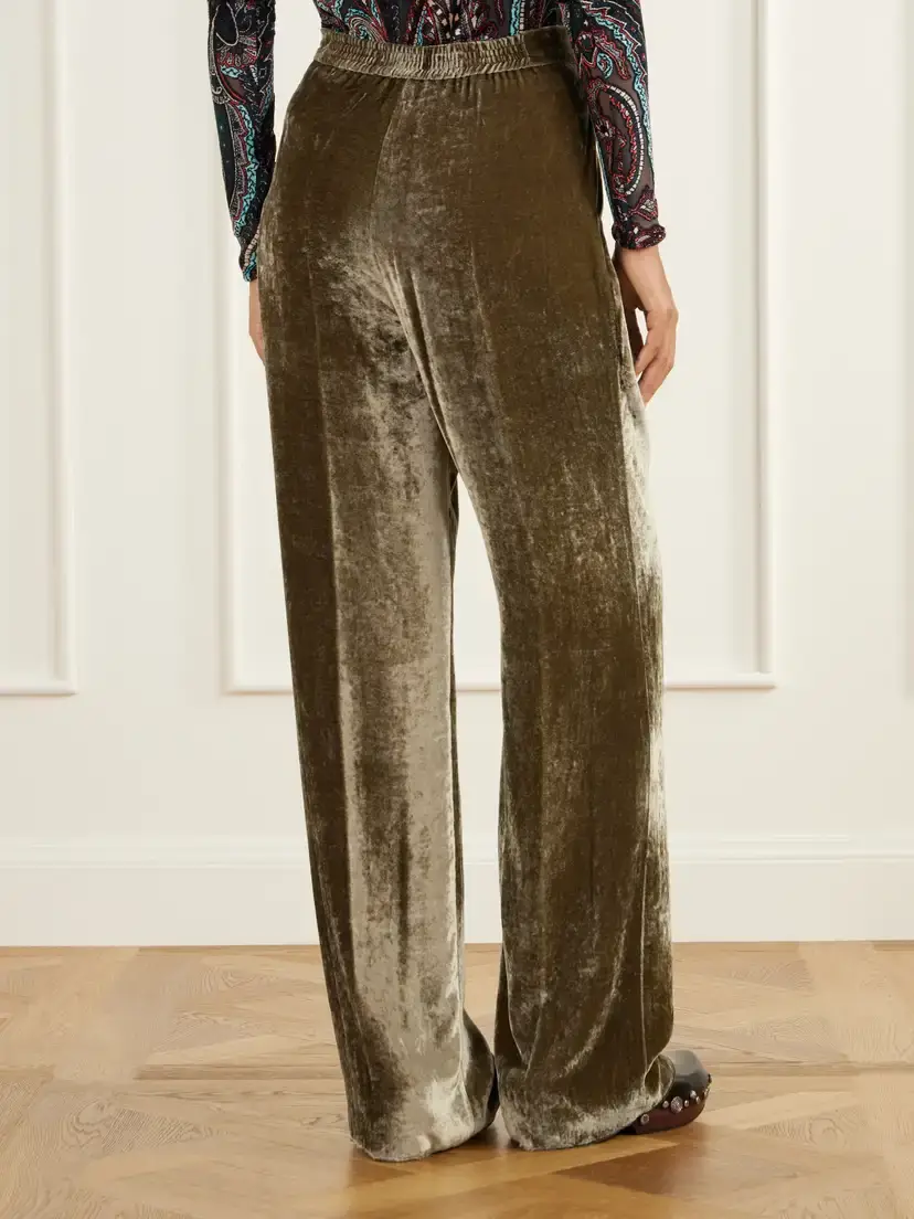 Etro Velvet Straight-leg Pants | Thumbnail 3
