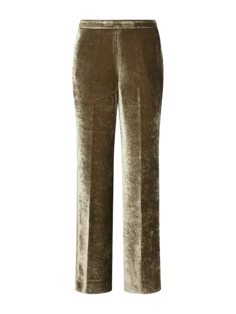 Etro Velvet Straight-leg Pants