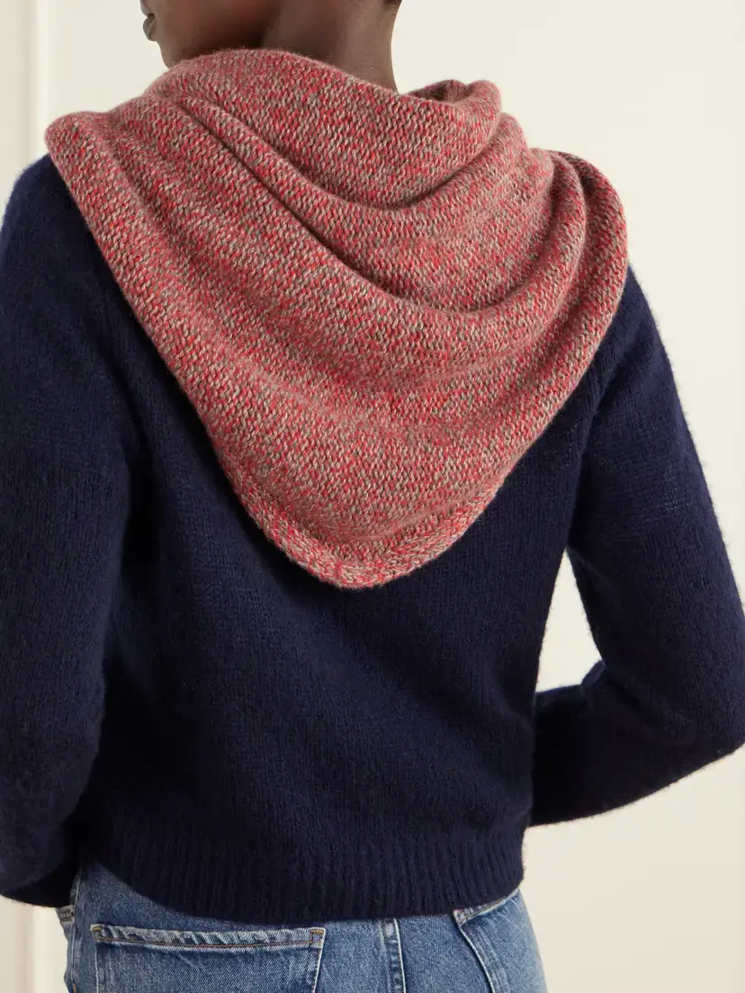 Johnstons of Elgin Keill Triangle Cashmere Scarf | Thumbnail 4 Johnstons of Elgin Keill Triangle Cashmere Scarf | Thumbnail 4
