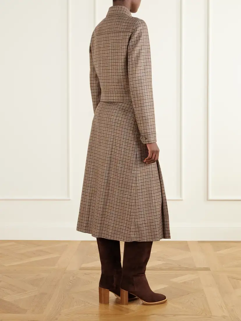 Gabriela Hearst Thereza Houndstooth Wool And Silk-blend Blazer | Thumbnail 3 Gabriela Hearst Thereza Houndstooth Wool And Silk-blend Blazer | Thumbnail 3