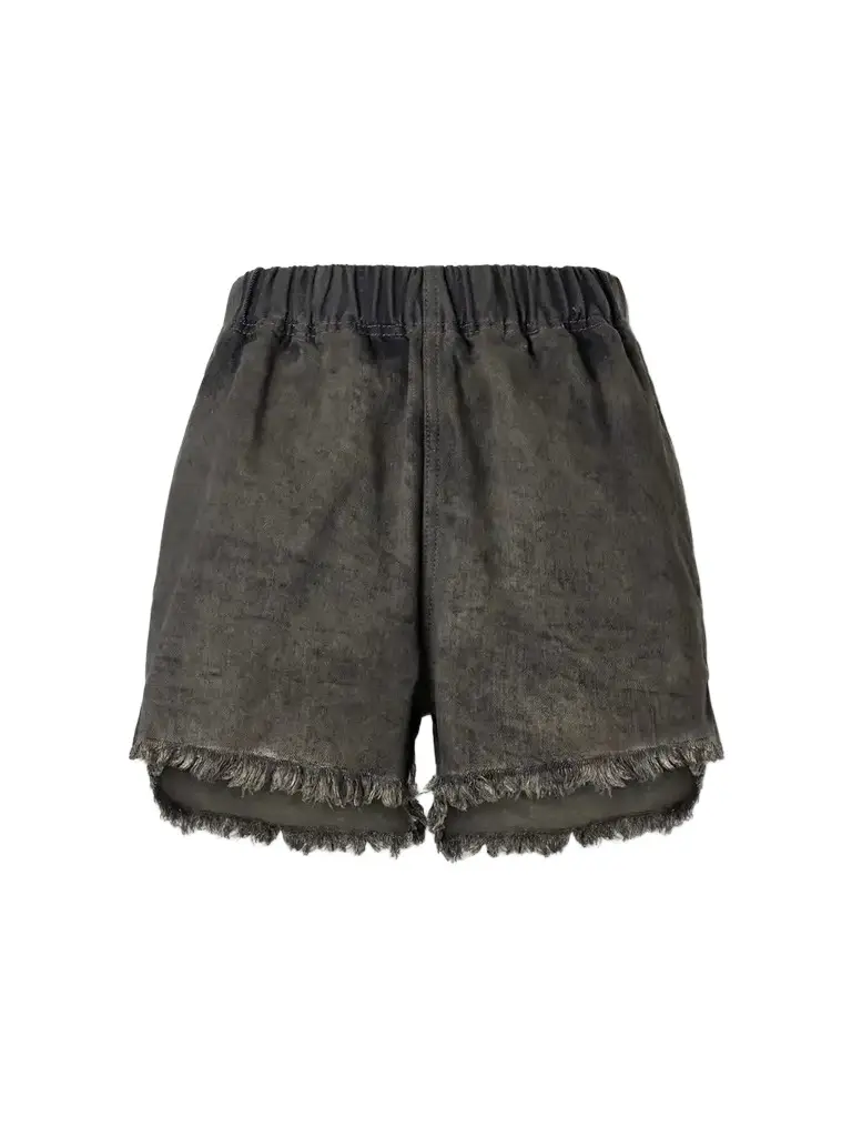 Frayed Denim Shorts
