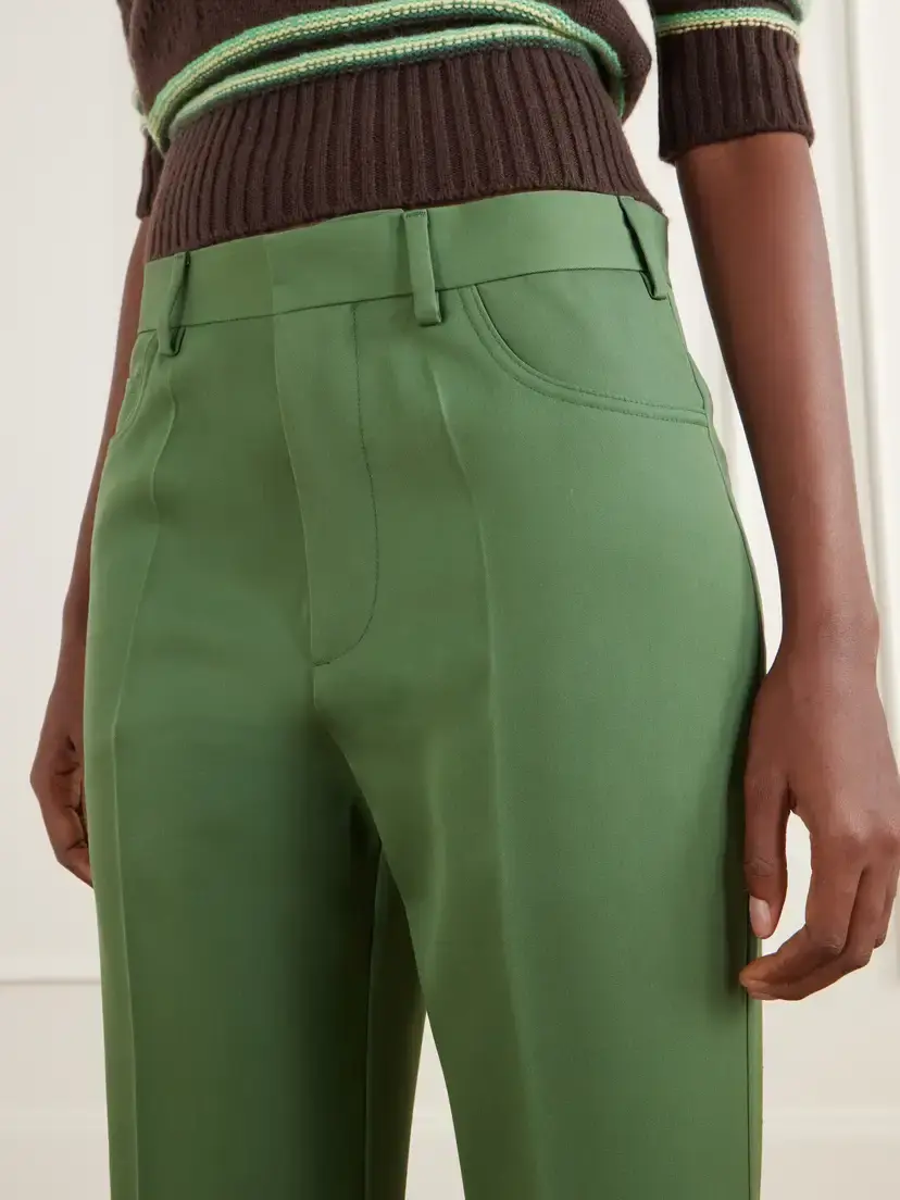 Marni Wool-gabardine Low-rise Straight-leg Pants | Thumbnail 4 Marni Wool-gabardine Low-rise Straight-leg Pants | Thumbnail 4