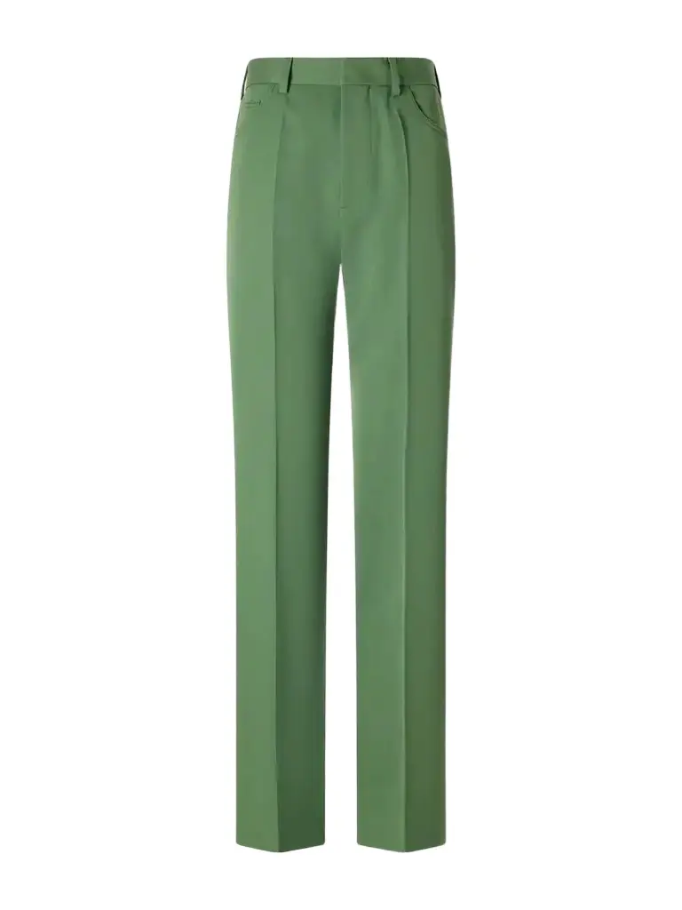 Marni Wool-gabardine Low-rise Straight-leg Pants