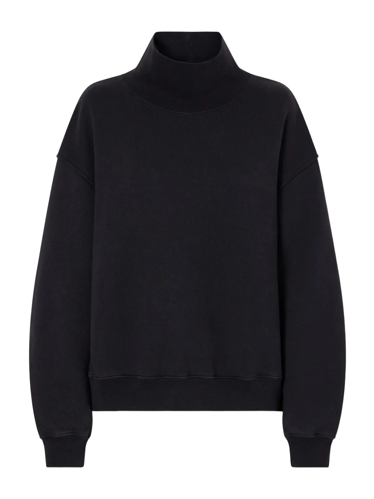 AGOLDE Jenning Cotton-fleece Turtleneck Sweatshirt