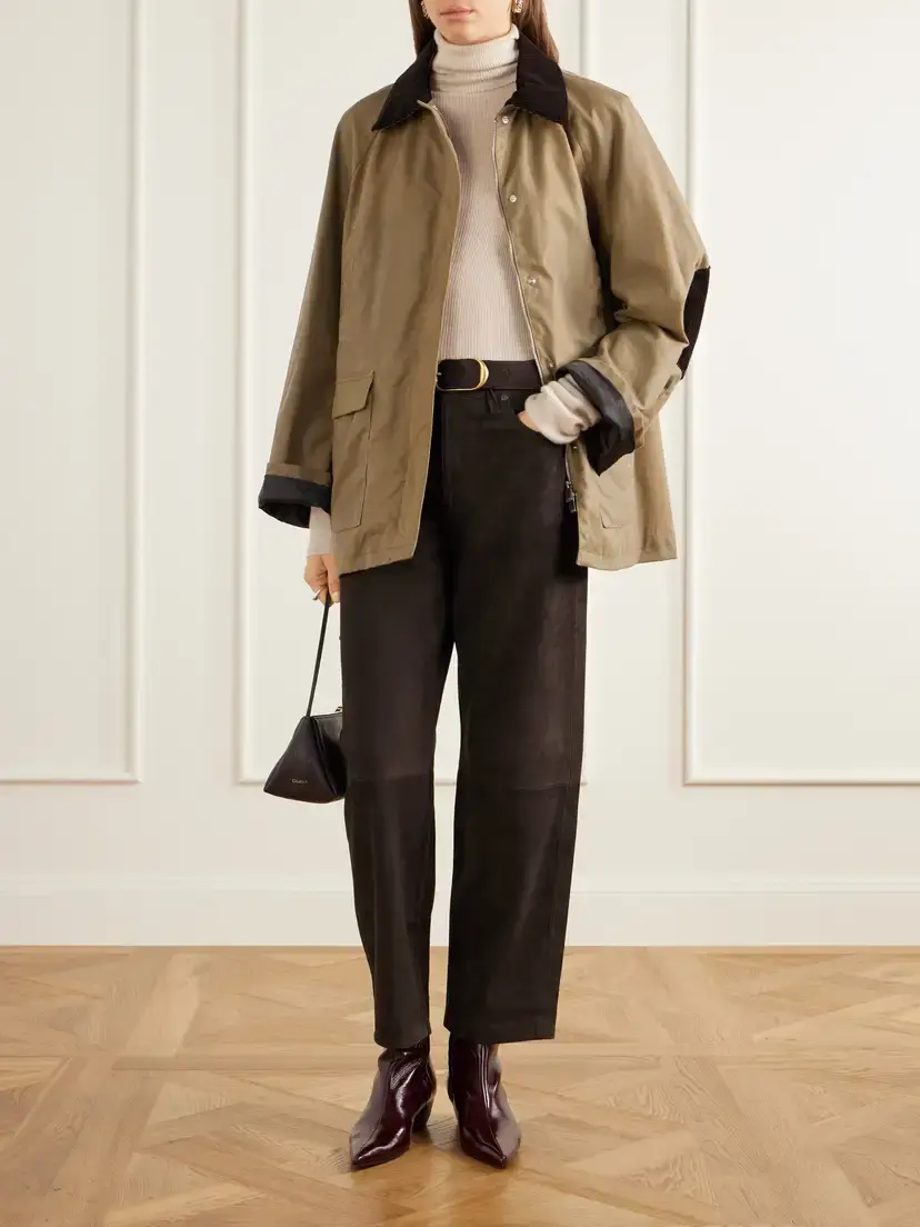 Citizens of Humanity Miro Paneled Suede Mid-rise Barrel-leg Pants | Thumbnail 2 Citizens of Humanity Miro Paneled Suede Mid-rise Barrel-leg Pants | Thumbnail 2