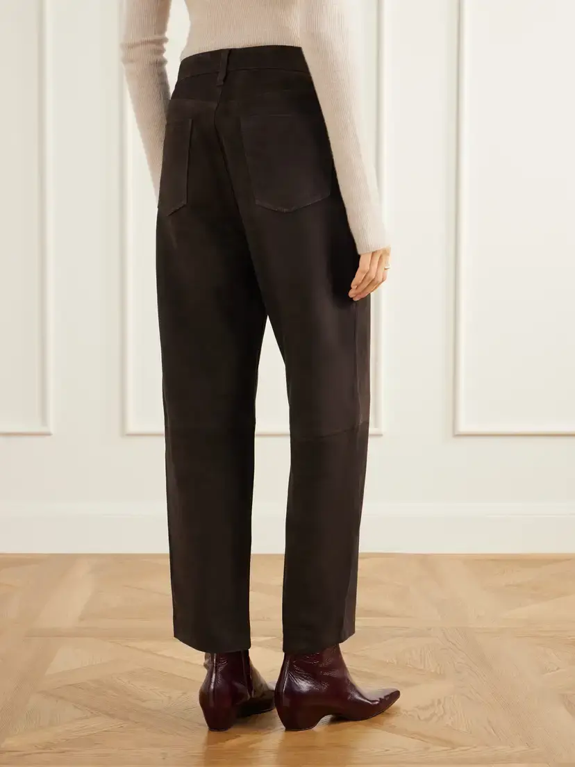 Citizens of Humanity Miro Paneled Suede Mid-rise Barrel-leg Pants | Thumbnail 4 Citizens of Humanity Miro Paneled Suede Mid-rise Barrel-leg Pants | Thumbnail 4