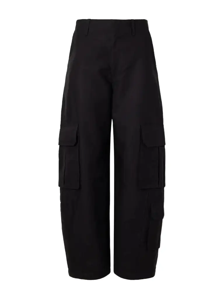 AGOLDE Ambika Utility Cotton-sateen Barrel-leg Pants