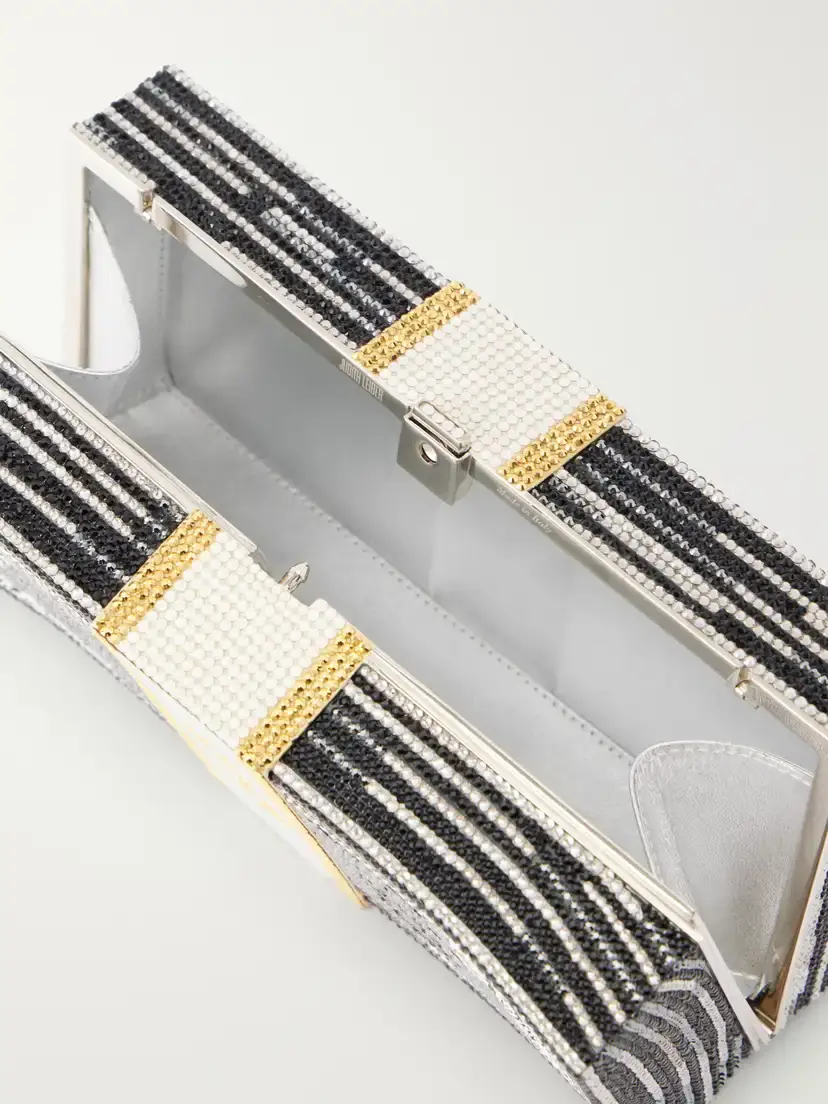 Judith Leiber Couture Billions Stack Of Cash Crystal-embellished Silver-tone Clutch | Thumbnail 6 Judith Leiber Couture Billions Stack Of Cash Crystal-embellished Silver-tone Clutch | Thumbnail 6