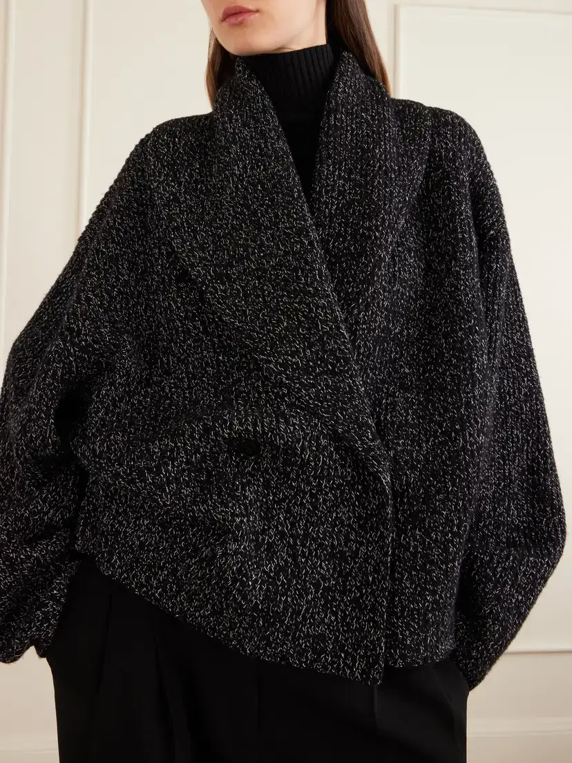 TOTEME Double-breasted Wool-blend Cardigan | Thumbnail 4