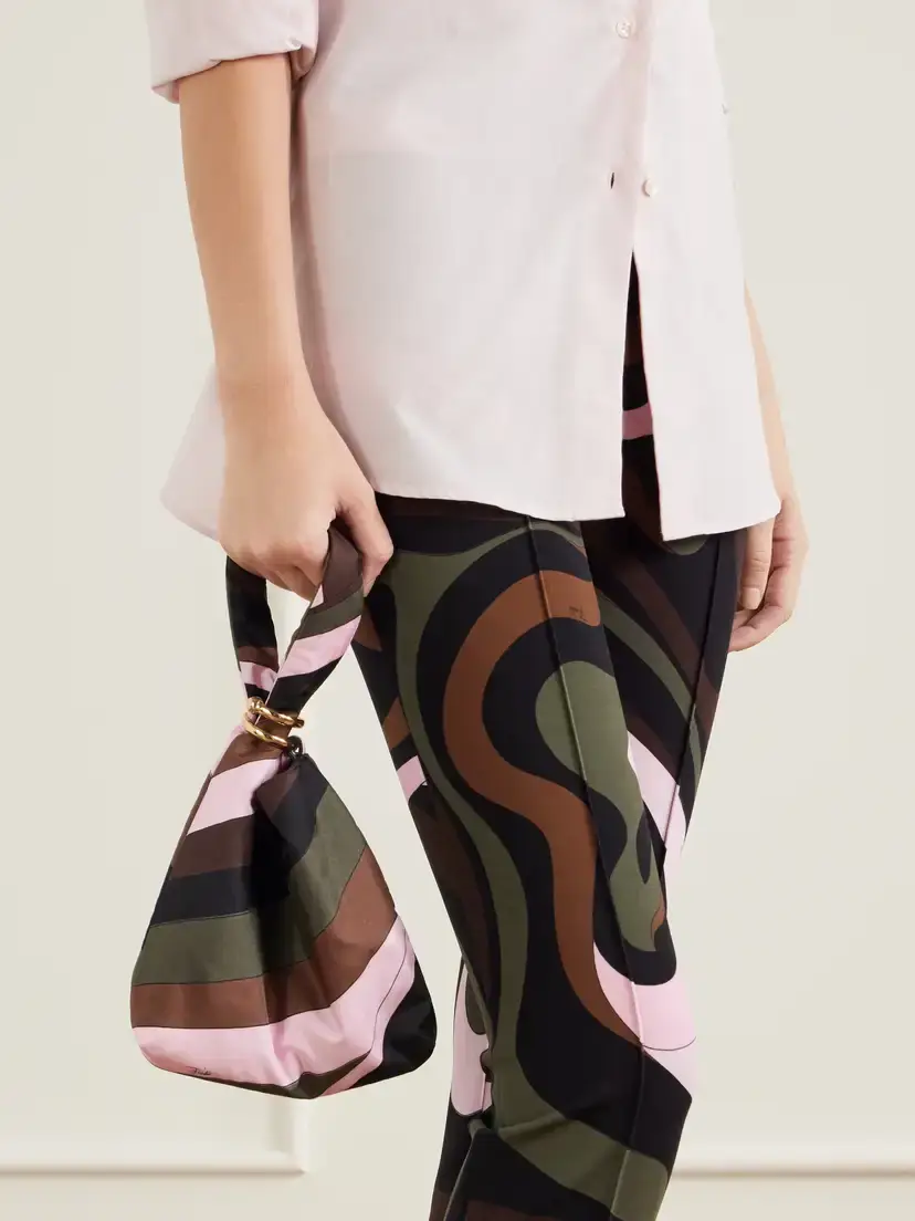 PUCCI Emilio Printed Silk-twill Clutch Bag | Thumbnail 2