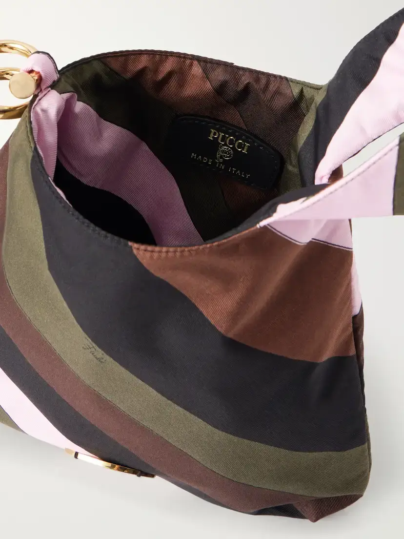 PUCCI Emilio Printed Silk-twill Clutch Bag | Thumbnail 6