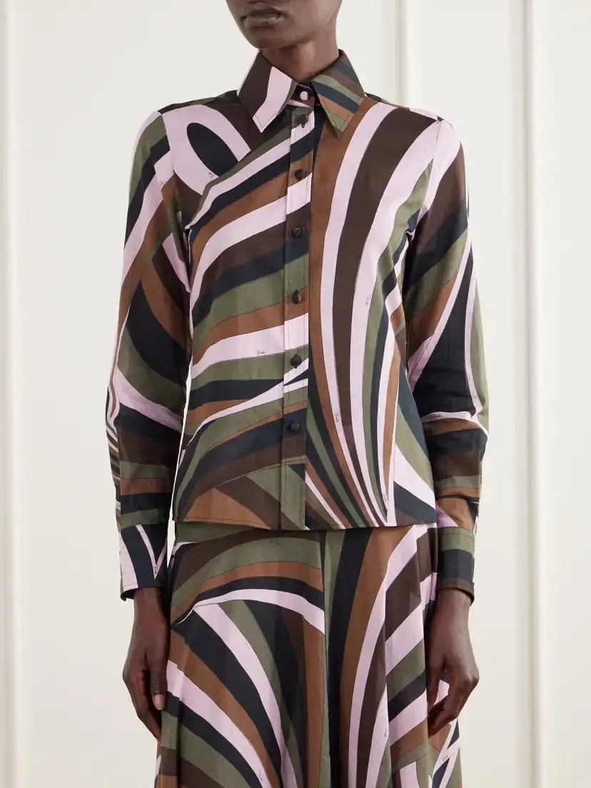 PUCCI Printed Cotton-muslin Shirt | Thumbnail 3 PUCCI Printed Cotton-muslin Shirt | Thumbnail 3