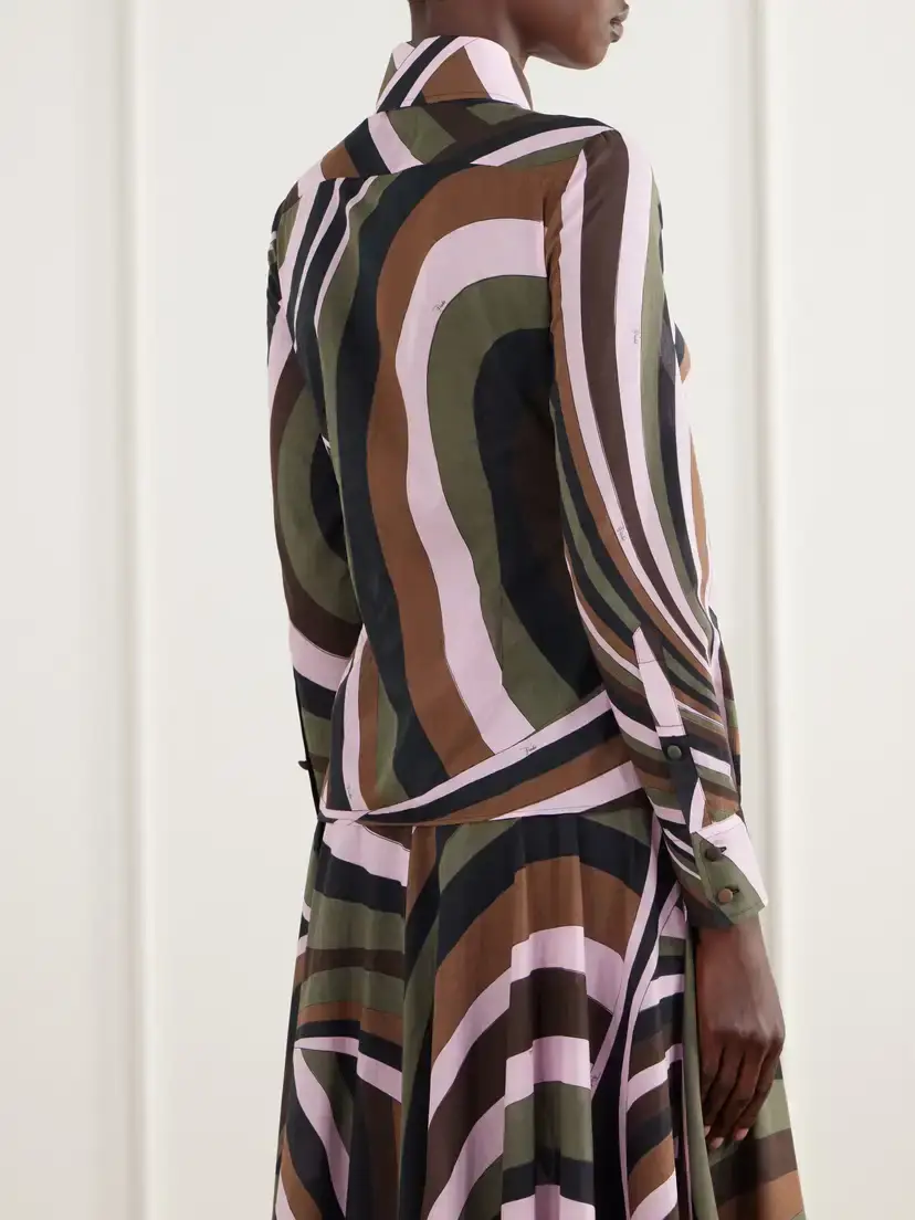 PUCCI Printed Cotton-muslin Shirt | Thumbnail 4 PUCCI Printed Cotton-muslin Shirt | Thumbnail 4
