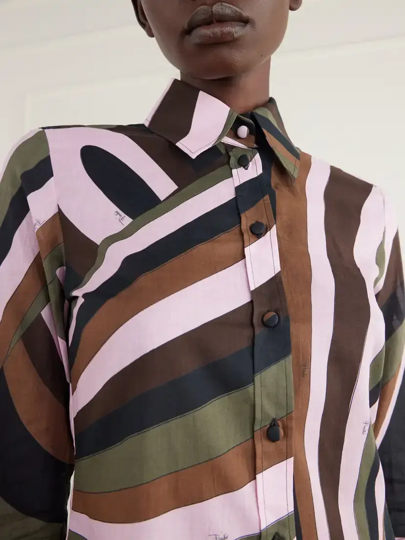 PUCCI Printed Cotton-muslin Shirt | Thumbnail 5 PUCCI Printed Cotton-muslin Shirt | Thumbnail 5
