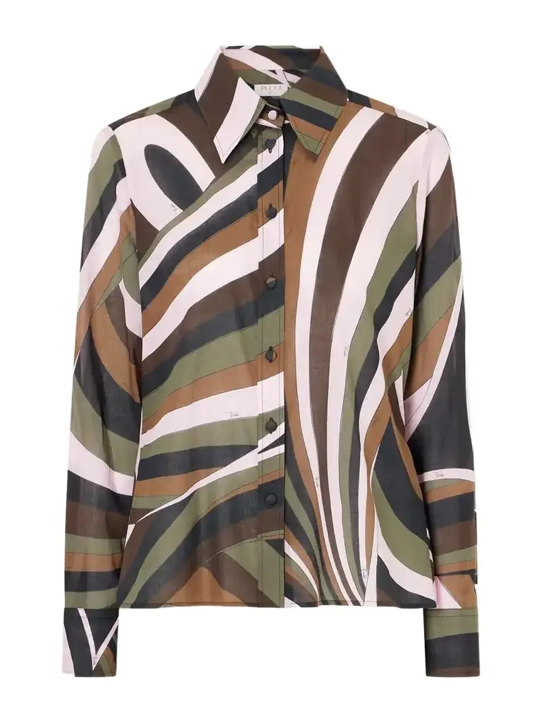 PUCCI Printed Cotton-muslin Shirt