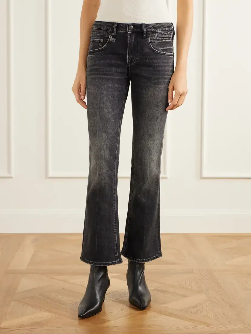 R13 Boy Kick High-rise Flared Jeans | Thumbnail 3 R13 Boy Kick High-rise Flared Jeans | Thumbnail 3