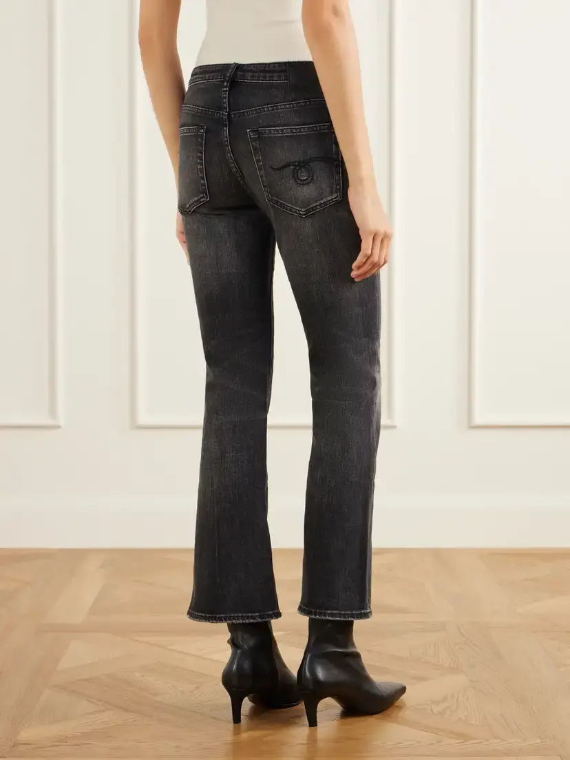R13 Boy Kick High-rise Flared Jeans | Thumbnail 4 R13 Boy Kick High-rise Flared Jeans | Thumbnail 4