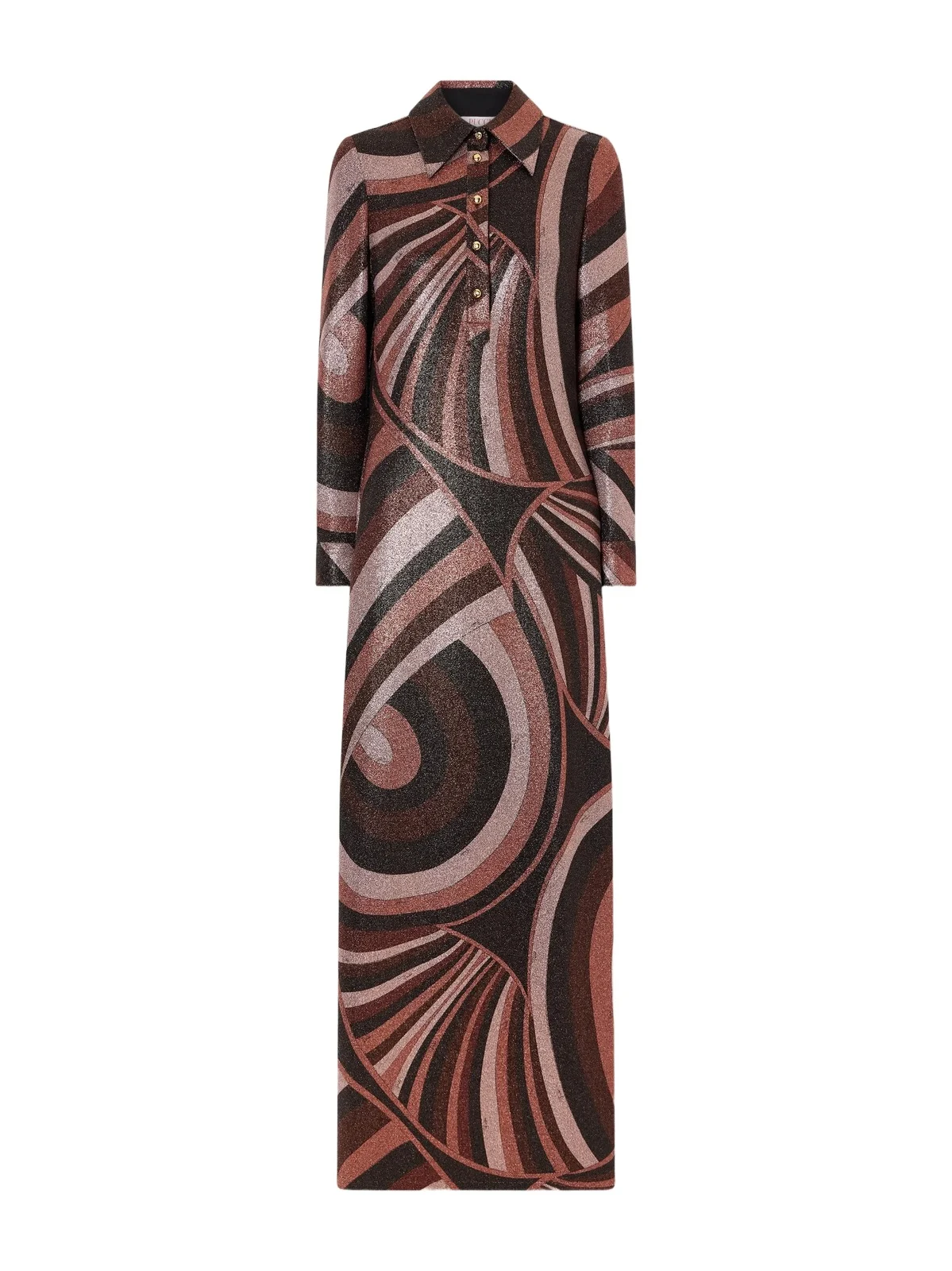 PUCCI Printed Knitted Maxi Dress