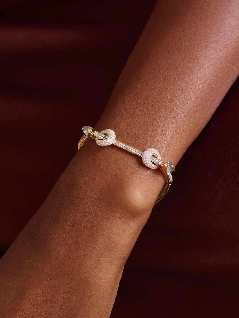 Ananya Chakra 18-karat Gold, Diamond And Quartz Tennis Bracelet | Thumbnail 2 Ananya Chakra 18-karat Gold, Diamond And Quartz Tennis Bracelet | Thumbnail 2