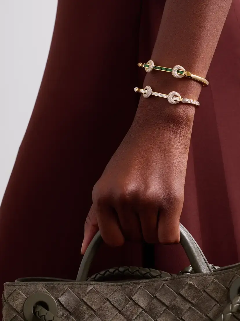 Ananya Chakra 18-karat Gold, Diamond And Quartz Tennis Bracelet | Thumbnail 5 Ananya Chakra 18-karat Gold, Diamond And Quartz Tennis Bracelet | Thumbnail 5