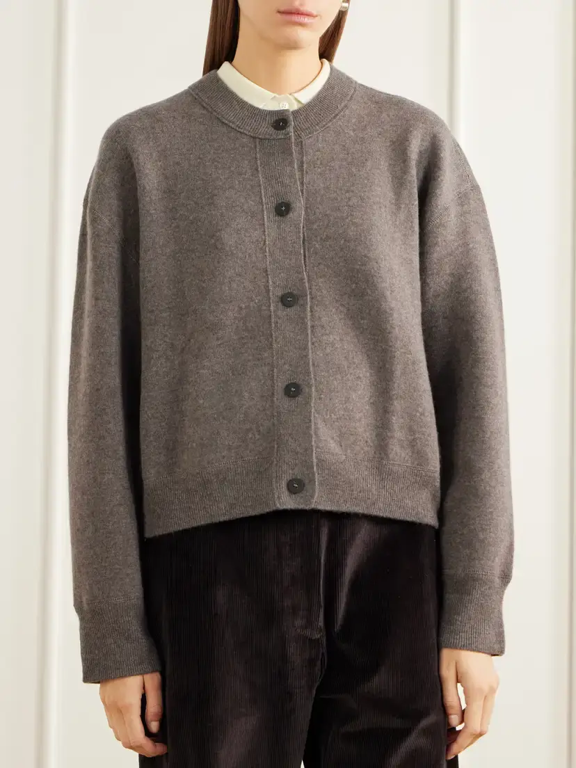 Studio Nicholson Arvine Wool And Cashmere-blend Cardigan | Thumbnail 3