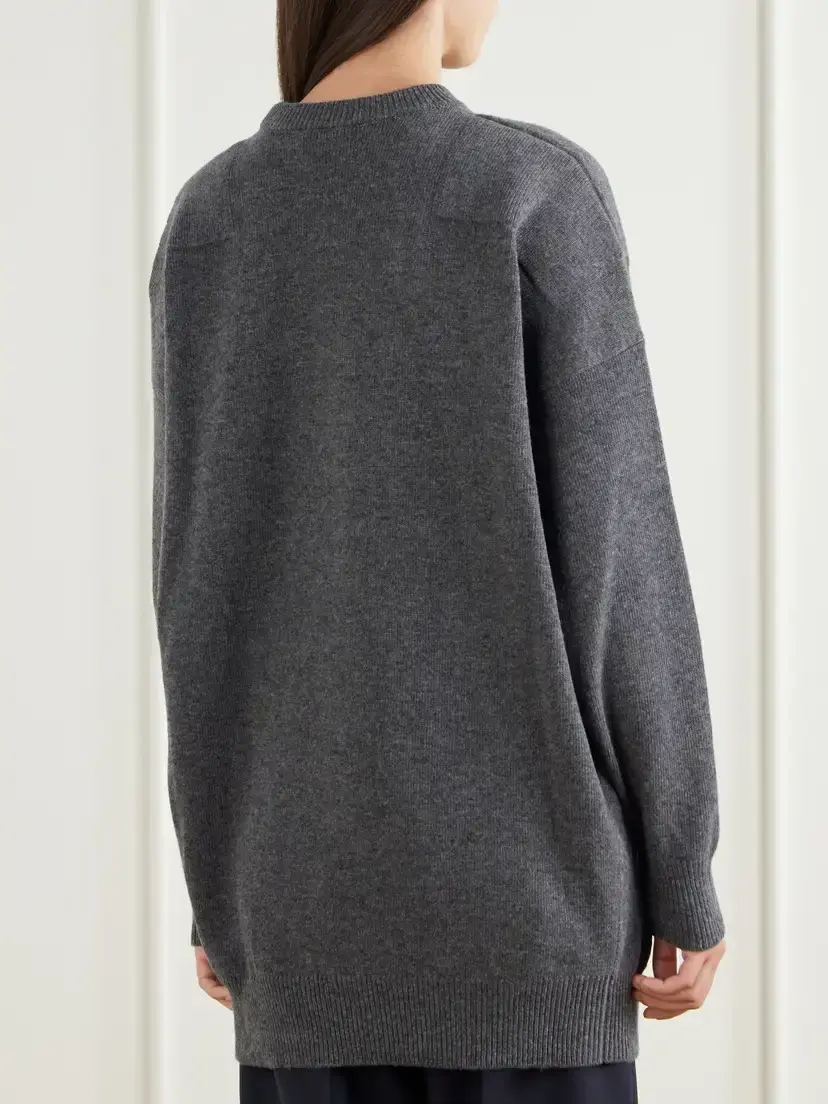 Jil Sander Padded Wool-blend Sweater | Thumbnail 3 Jil Sander Padded Wool-blend Sweater | Thumbnail 3