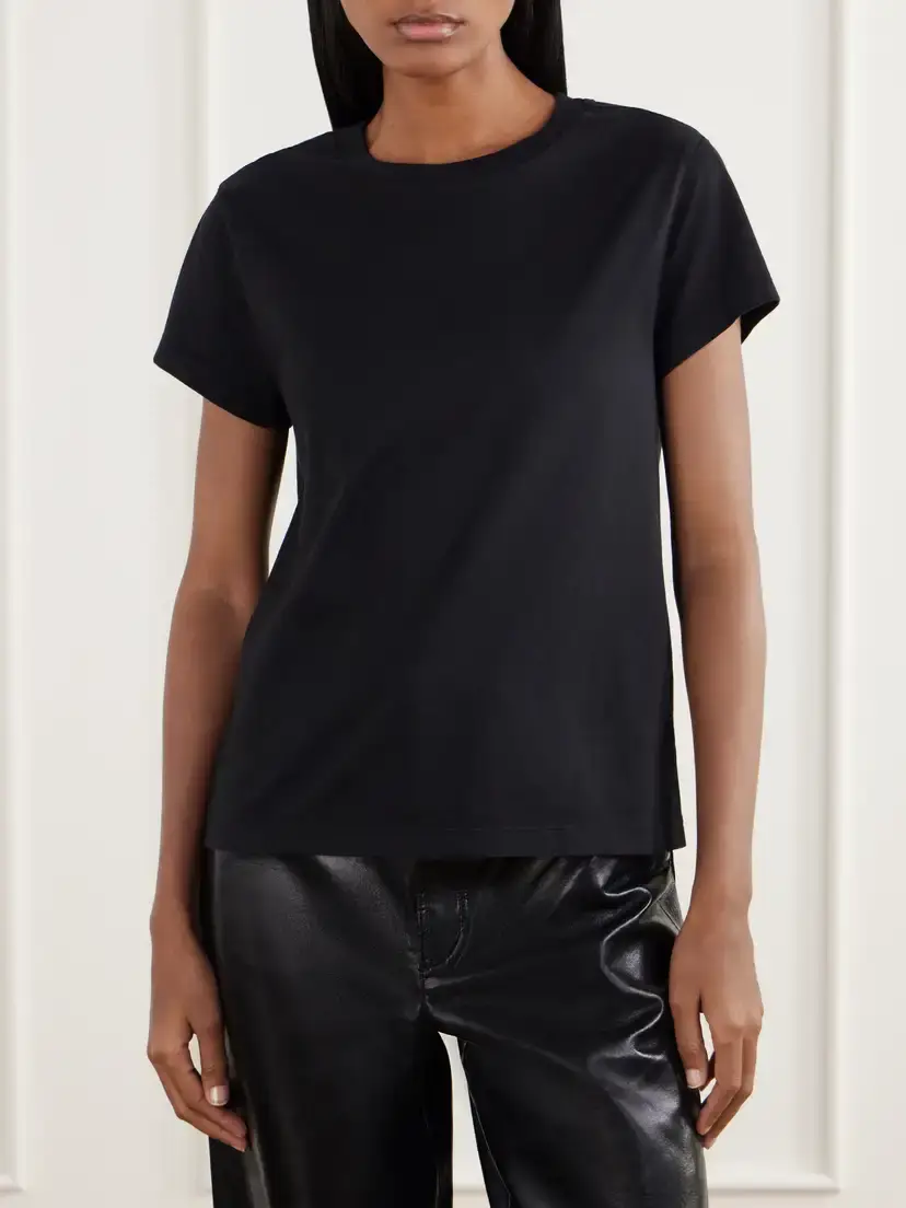 AGOLDE Long Line Adine Organic Cotton-jersey T-shirt | Thumbnail 3 AGOLDE Long Line Adine Organic Cotton-jersey T-shirt | Thumbnail 3