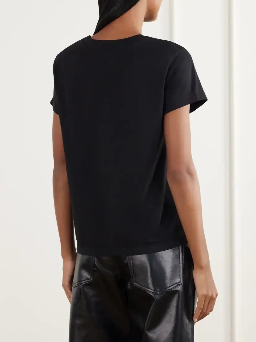 AGOLDE Long Line Adine Organic Cotton-jersey T-shirt | Thumbnail 4 AGOLDE Long Line Adine Organic Cotton-jersey T-shirt | Thumbnail 4
