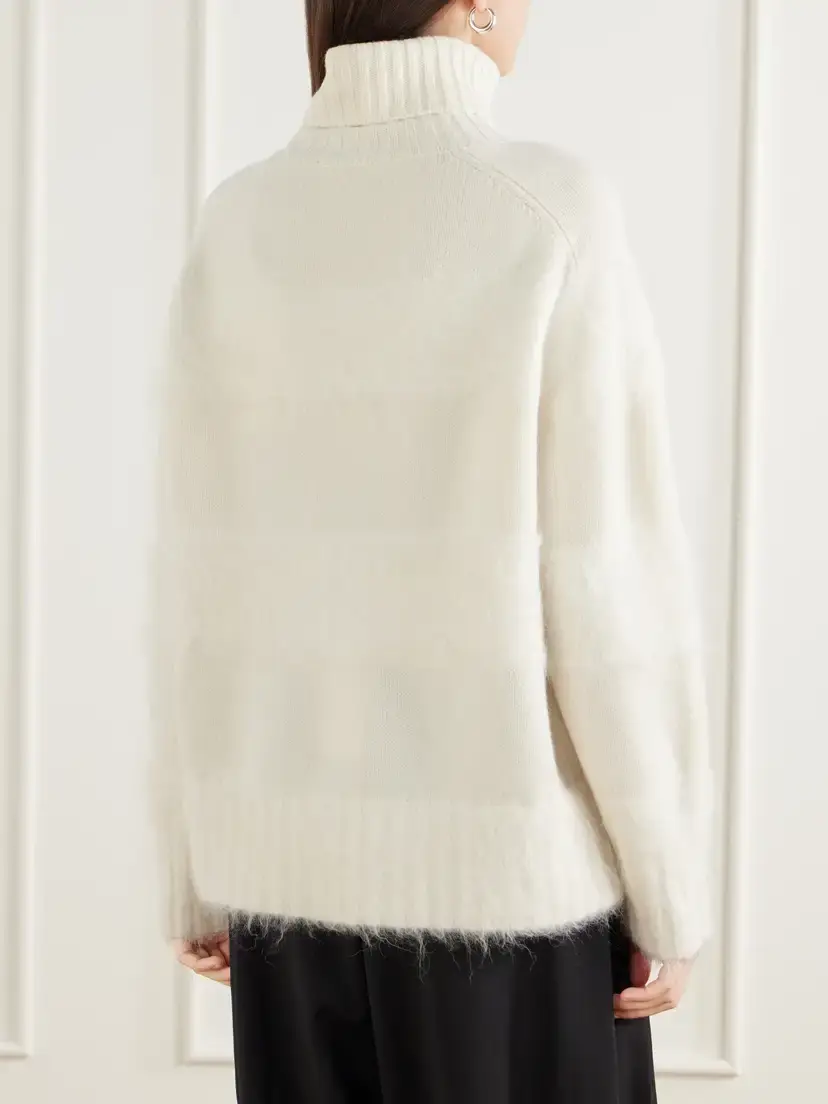 Joseph Mila Brushed Knitted Turtleneck Sweater | Thumbnail 4 Joseph Mila Brushed Knitted Turtleneck Sweater | Thumbnail 4