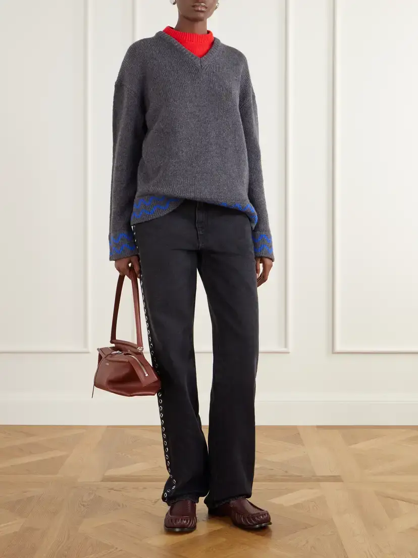 Marni Embellished Mid-rise Straight-leg Jeans | Thumbnail 2 Marni Embellished Mid-rise Straight-leg Jeans | Thumbnail 2