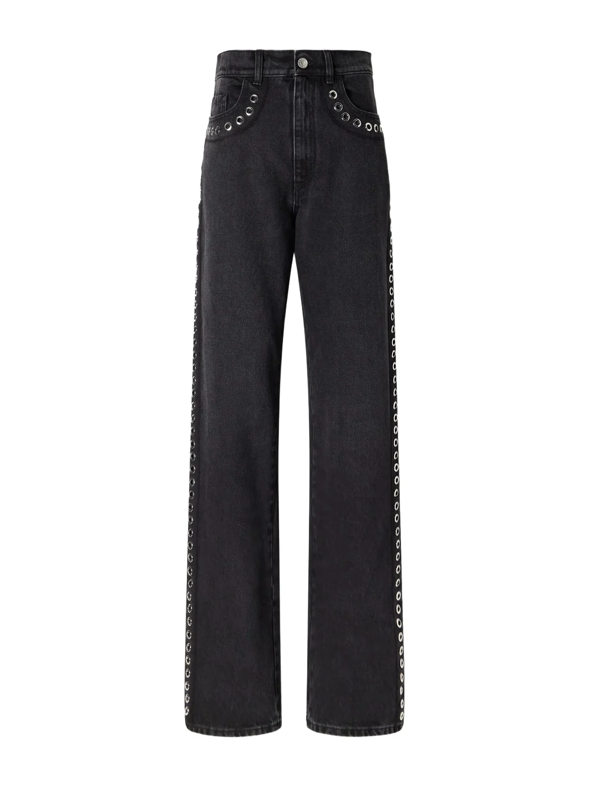 Embellished Mid-rise Straight-leg Jeans Embellished Mid-rise Straight-leg Jeans