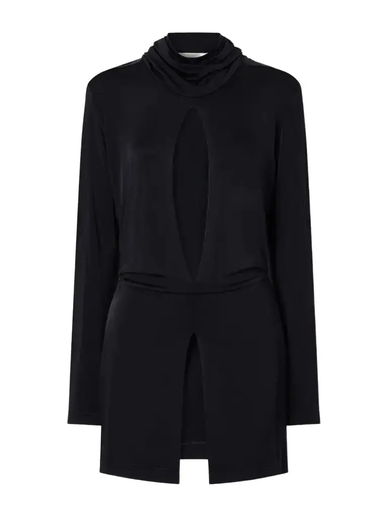 Tove Gitta Cut-out Jersey Blouse
