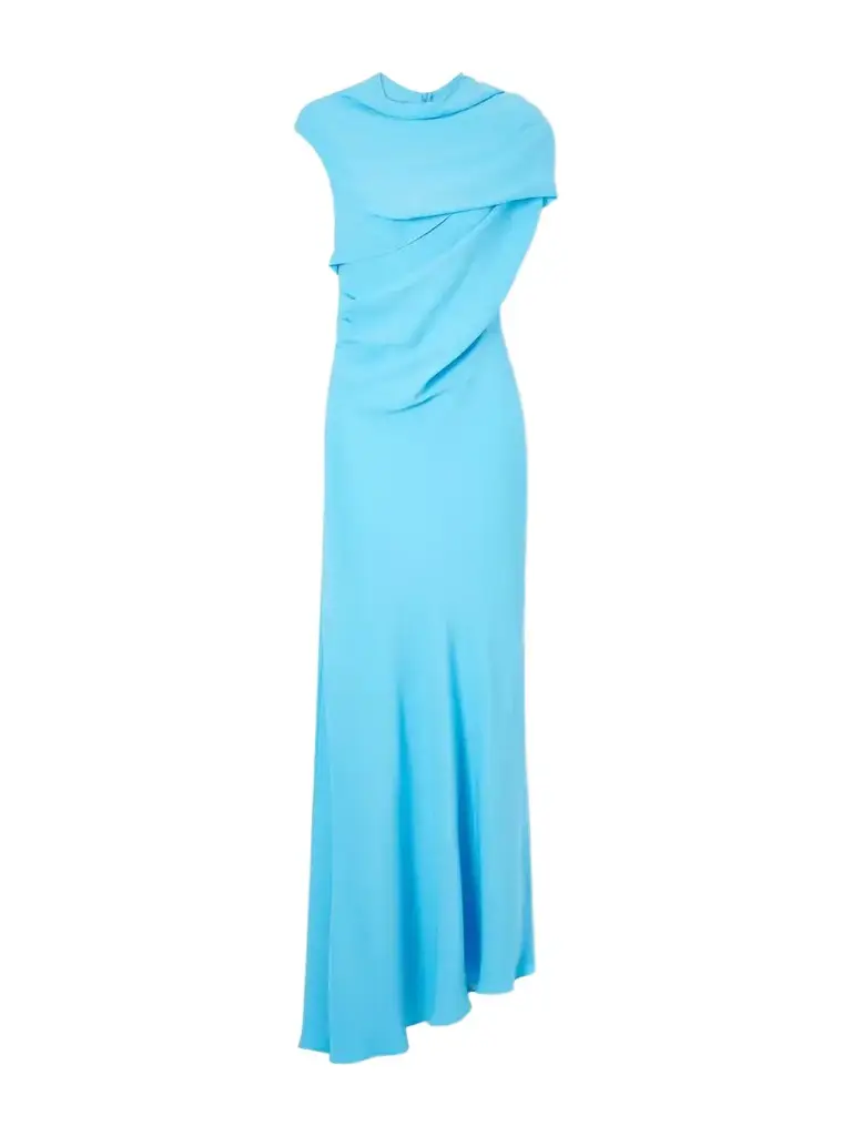 Tove Ara Draped Stretch-jersey Maxi Dress