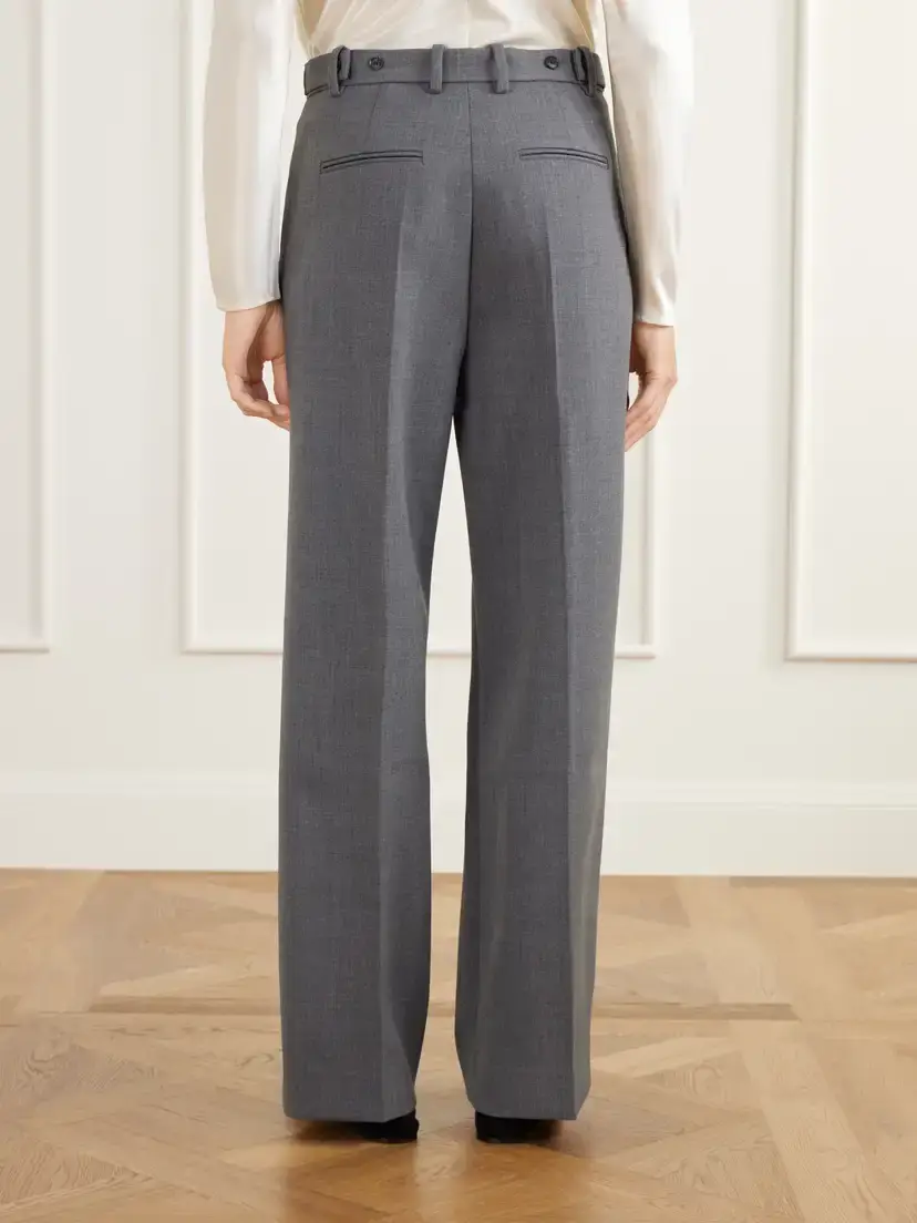 Almada Amel Pleated Twill Straight-leg Pants | Thumbnail 4 Almada Amel Pleated Twill Straight-leg Pants | Thumbnail 4
